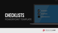 Checklisten und Bewertungen PowerPoint-Vorlage