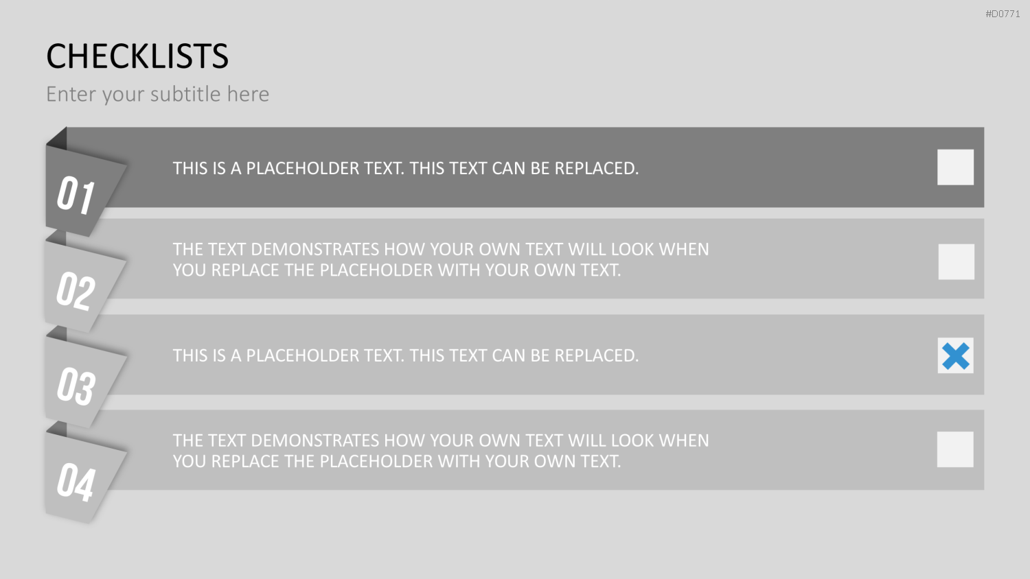 Checklisten und Bewertungen PowerPoint-Vorlage