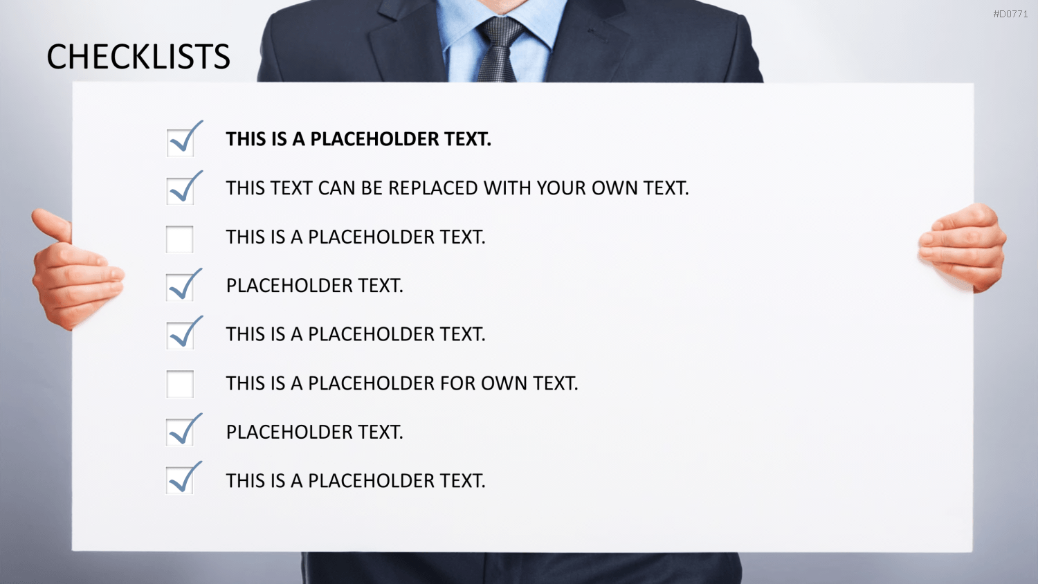 Checklisten und Bewertungen PowerPoint-Vorlage