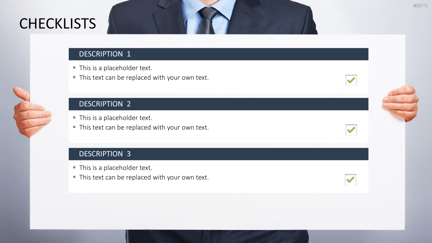 Checklisten und Bewertungen PowerPoint-Vorlage