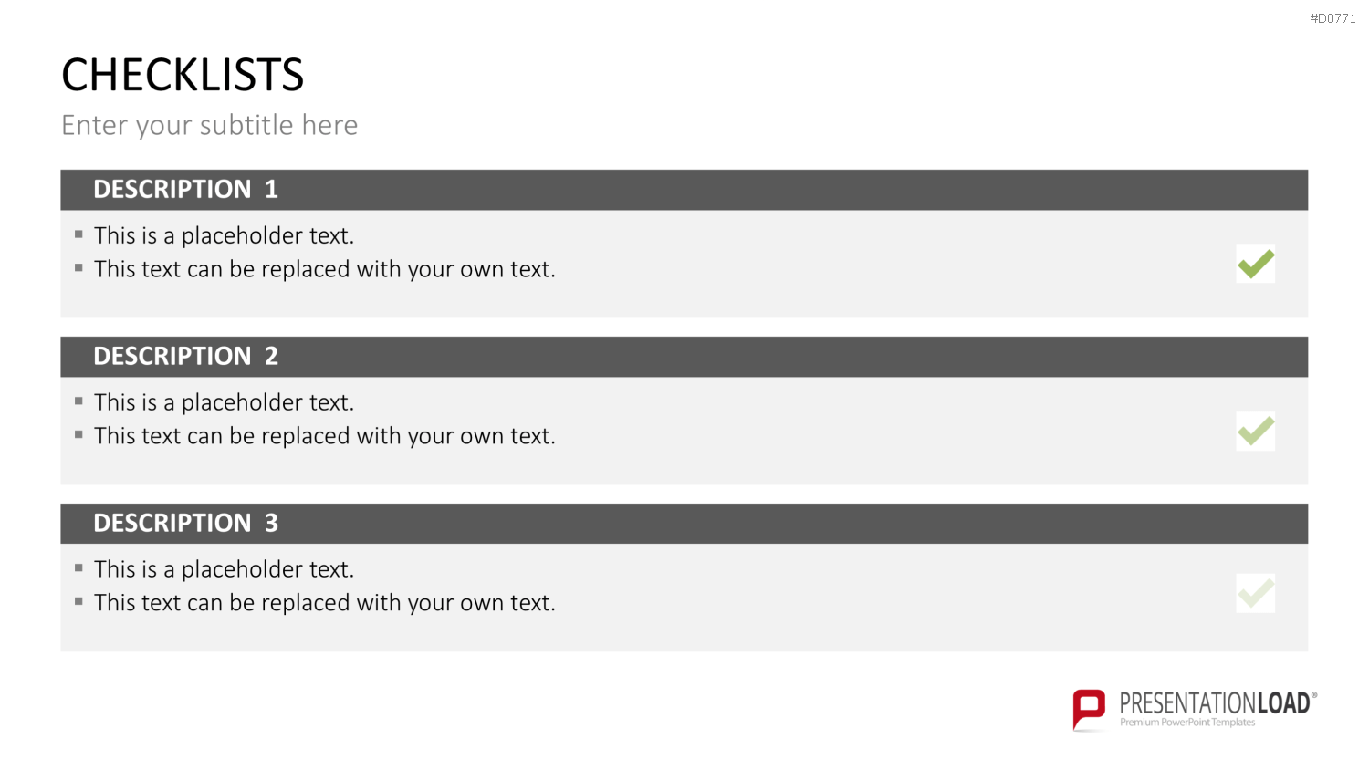 Checklisten und Bewertungen PowerPoint-Vorlage