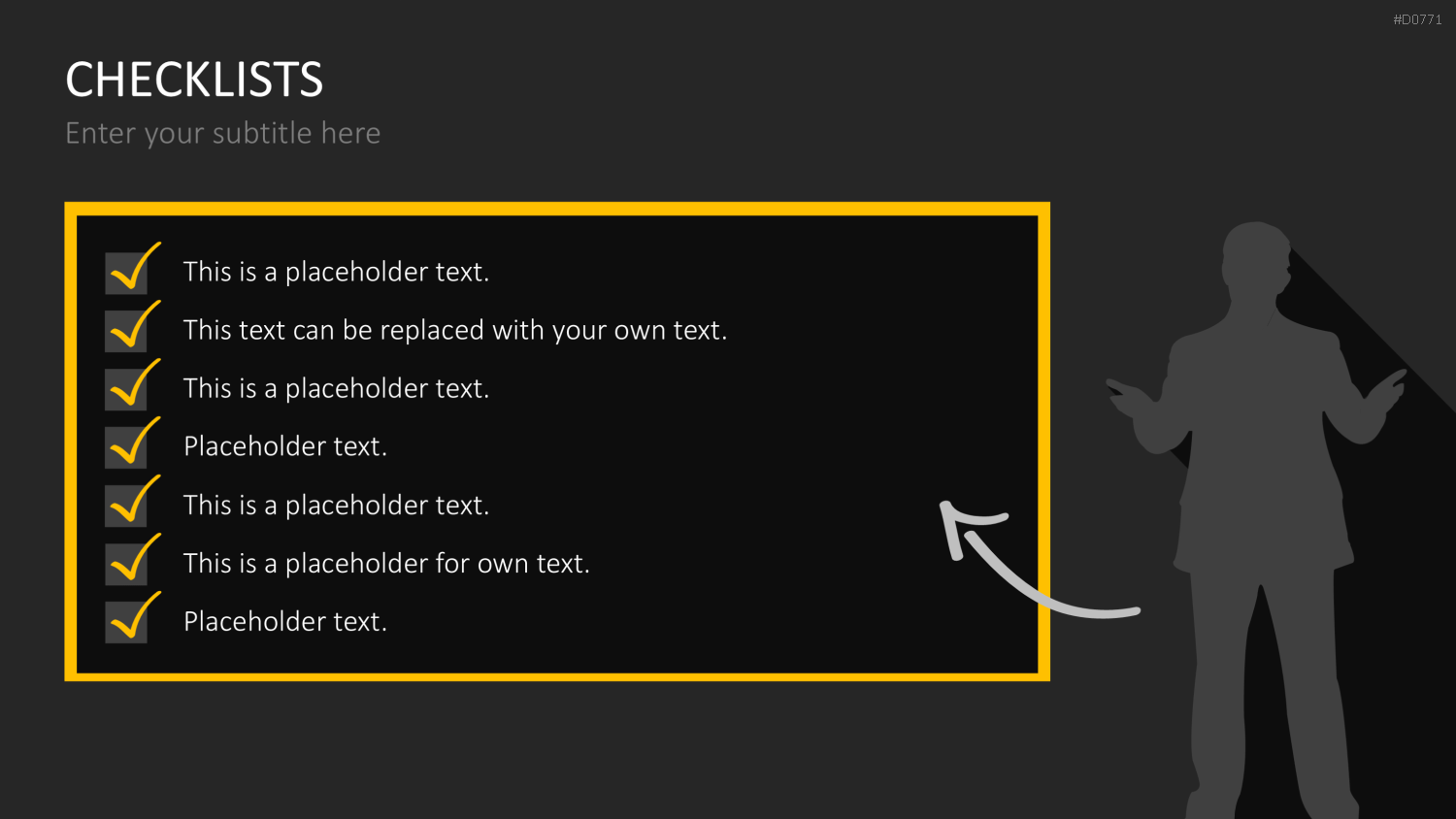 Checklisten und Bewertungen PowerPoint-Vorlage