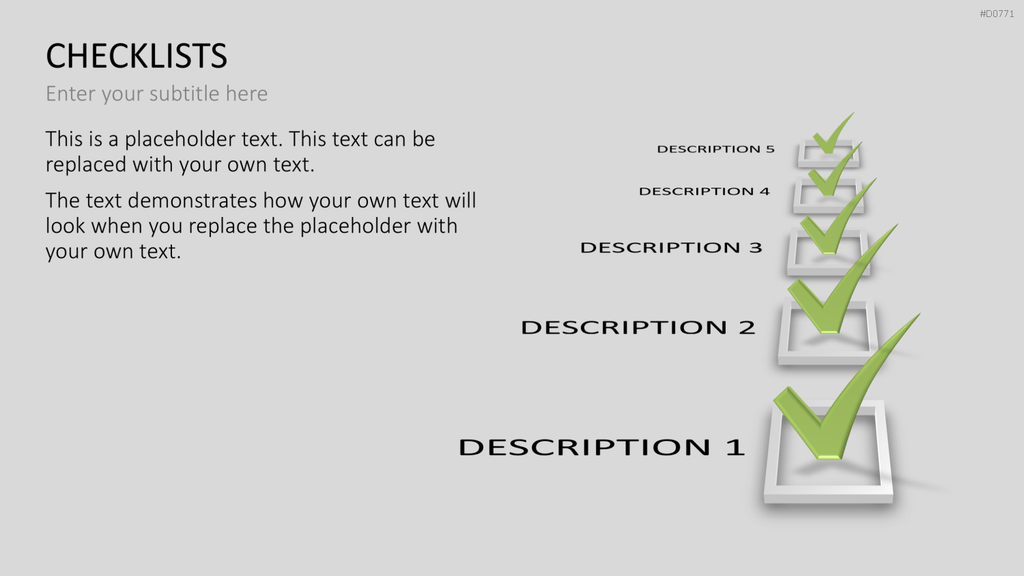 Checklisten und Bewertungen PowerPoint-Vorlage