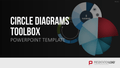 Kreisdiagramme Toolbox PowerPoint-Vorlage