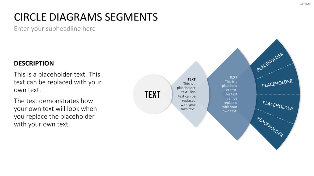 Kreisdiagramme Toolbox PowerPoint-Vorlage
