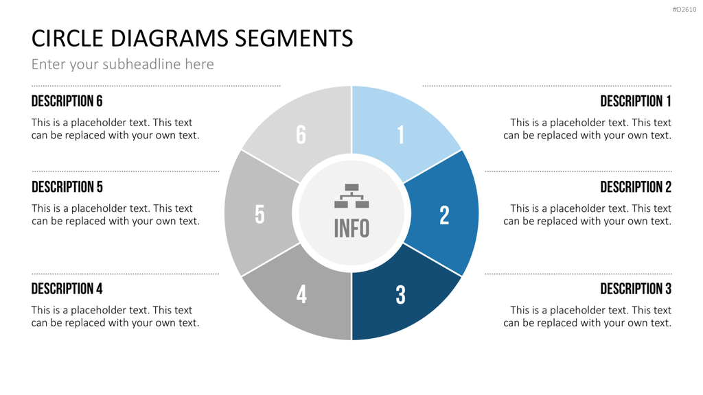 Kreisdiagramme Toolbox PowerPoint-Vorlage