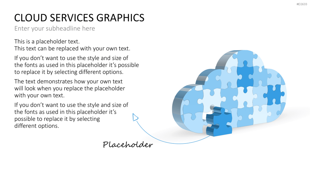 Cloud Dienste Grafiken PowerPoint-Vorlage