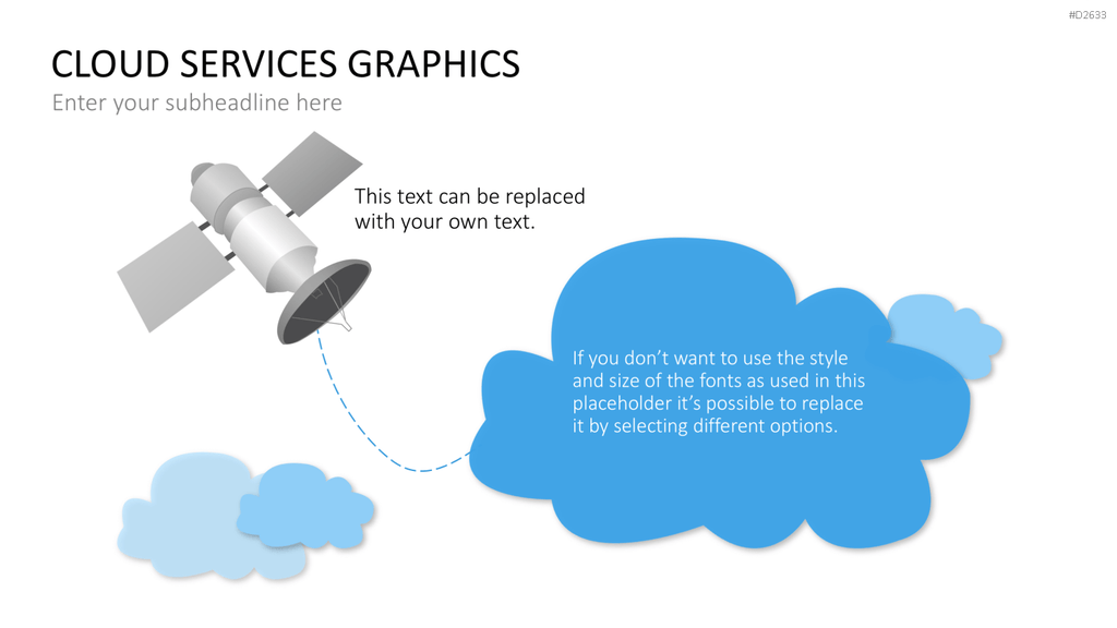 Cloud Dienste Grafiken PowerPoint-Vorlage
