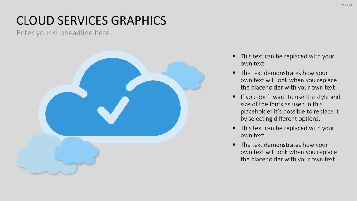 Cloud Dienste Grafiken PowerPoint-Vorlage