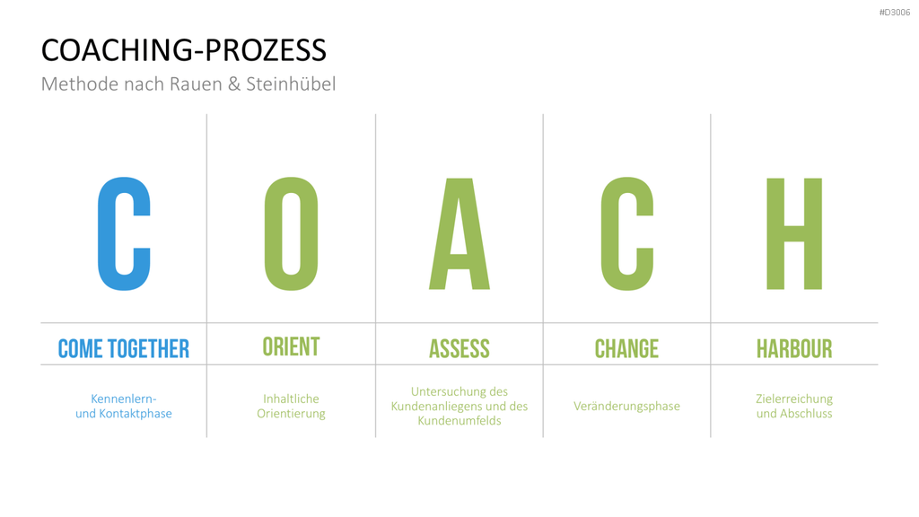 Coaching Process Toolbox PowerPoint-Vorlage