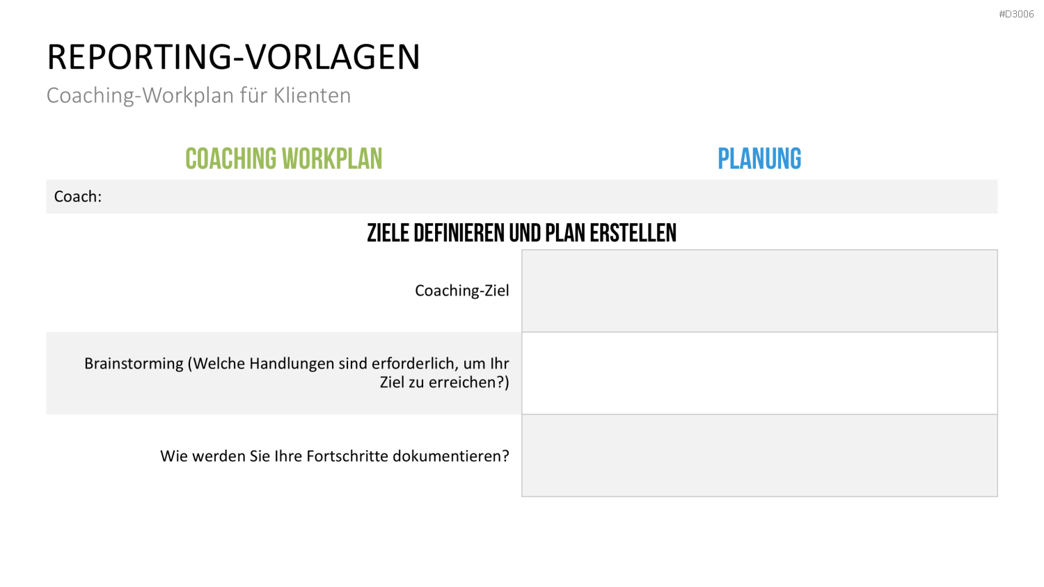 Coaching Process Toolbox PowerPoint-Vorlage