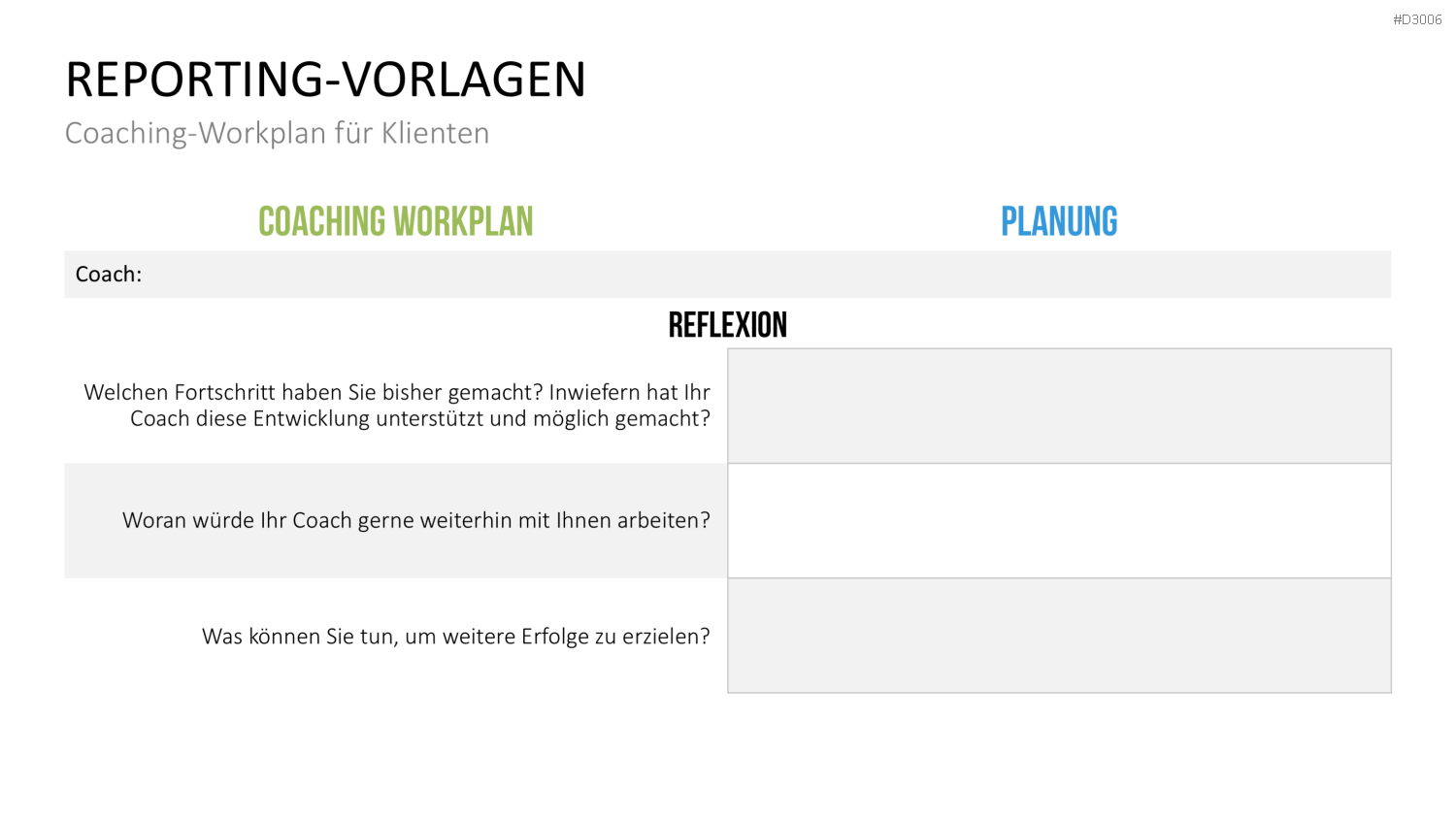 Coaching Process Toolbox PowerPoint-Vorlage