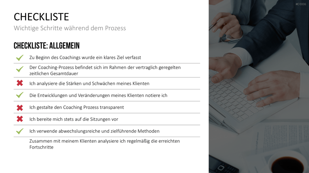 Coaching Process Toolbox PowerPoint-Vorlage