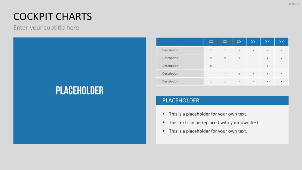 Cockpit-Charts PowerPoint-Vorlage