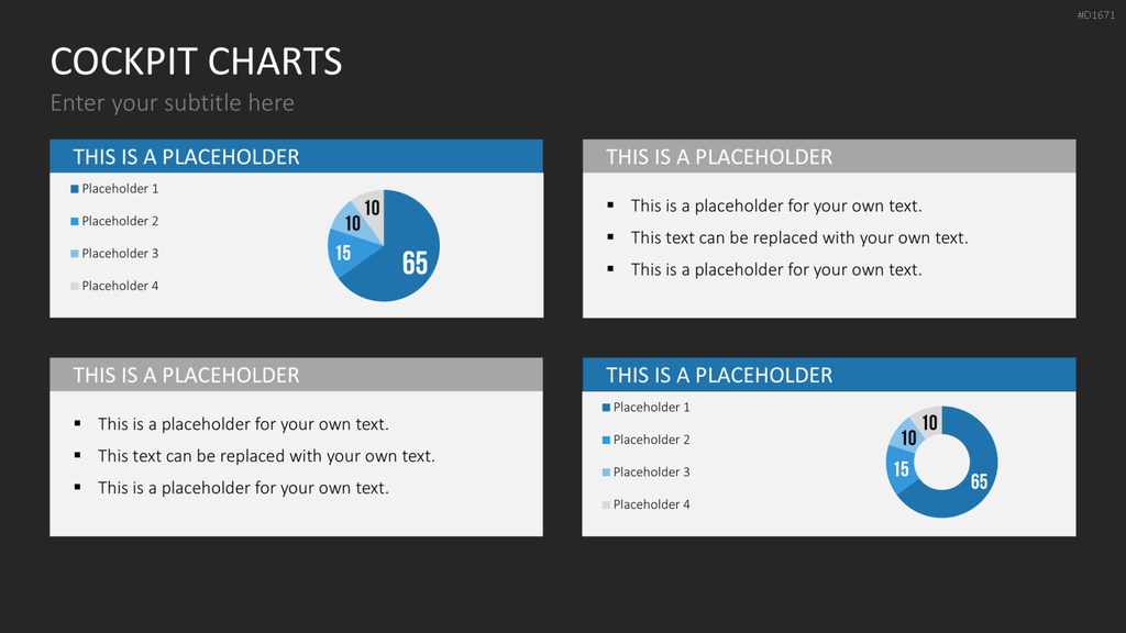 Cockpit-Charts PowerPoint-Vorlage