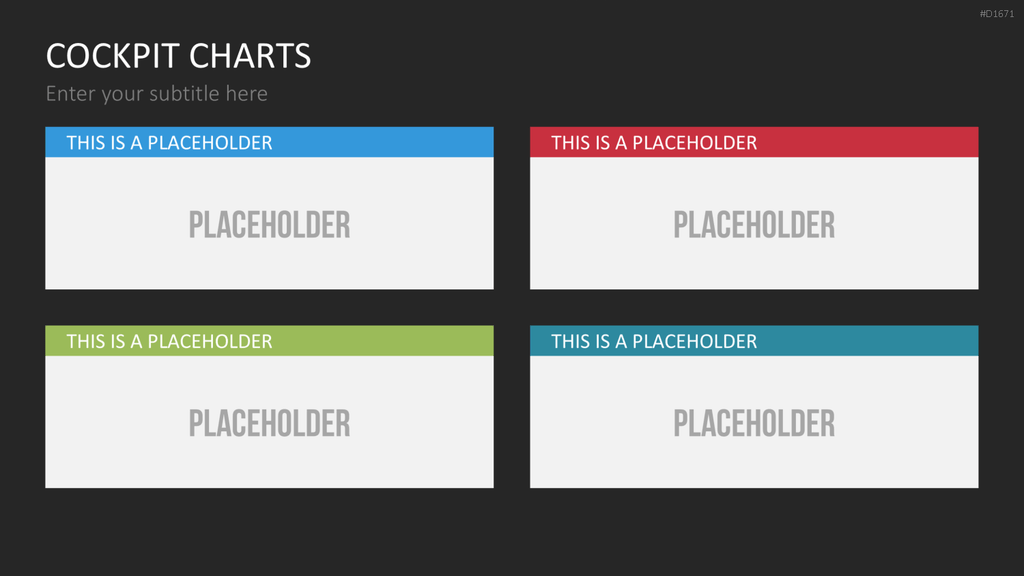 Cockpit-Charts PowerPoint-Vorlage