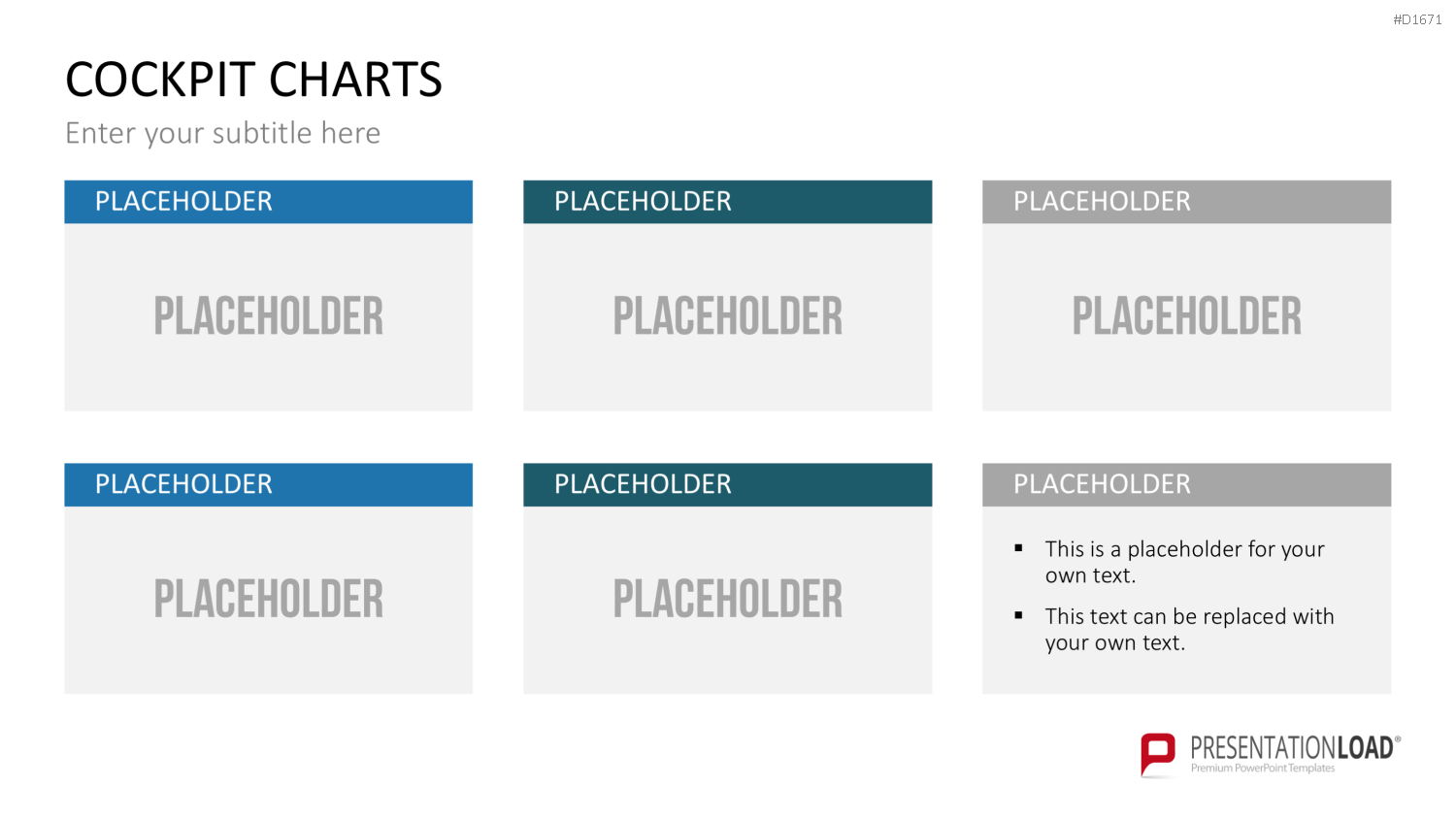 Cockpit-Charts PowerPoint-Vorlage