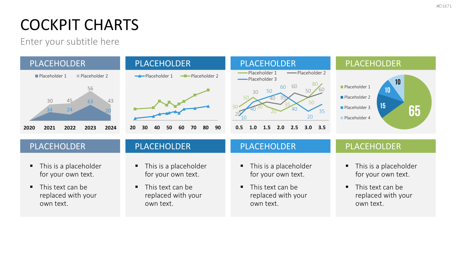 Cockpit-Charts PowerPoint-Vorlage