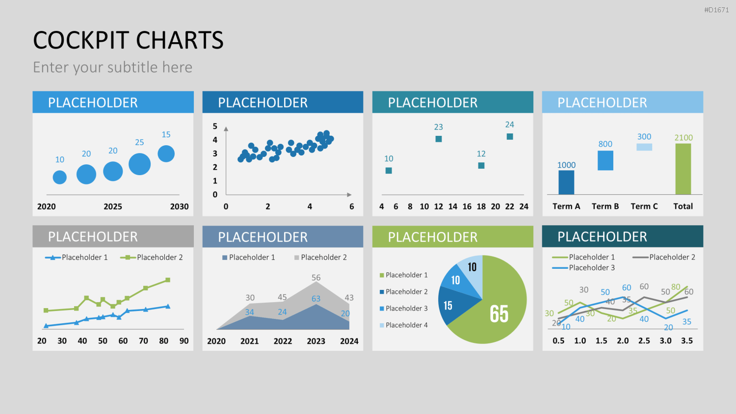 Cockpit-Charts PowerPoint-Vorlage