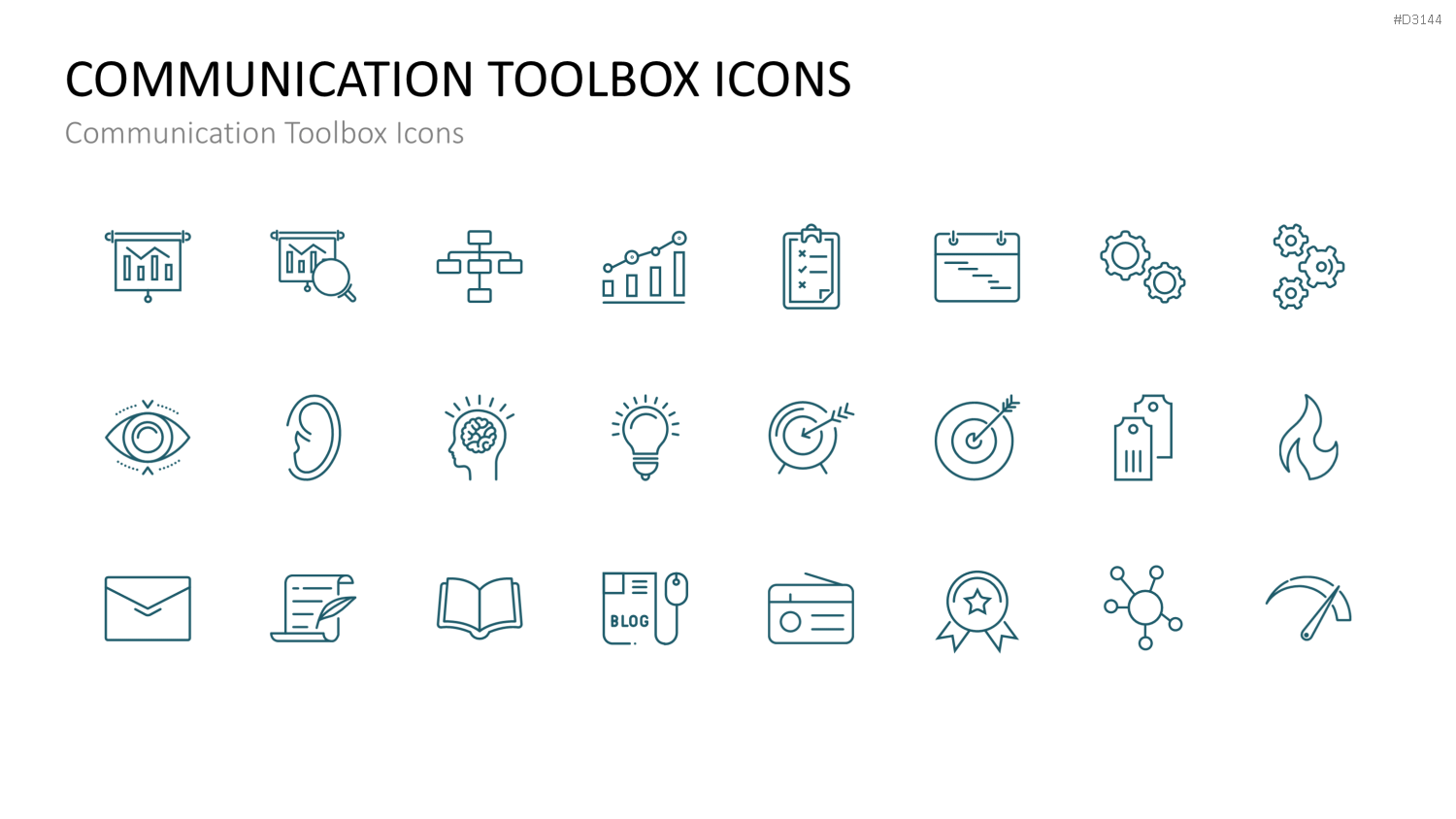 Communication Toolbox PowerPoint-Vorlage