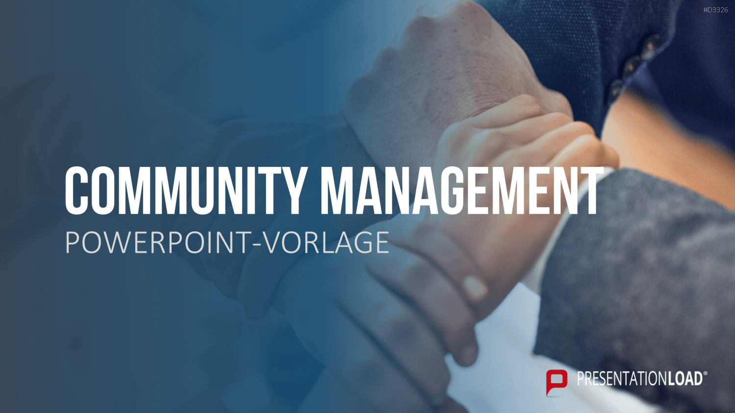 Community Management PowerPoint-Vorlage