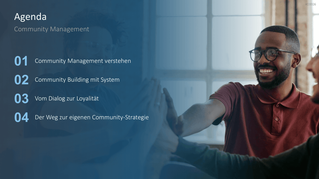 Community Management PowerPoint-Vorlage