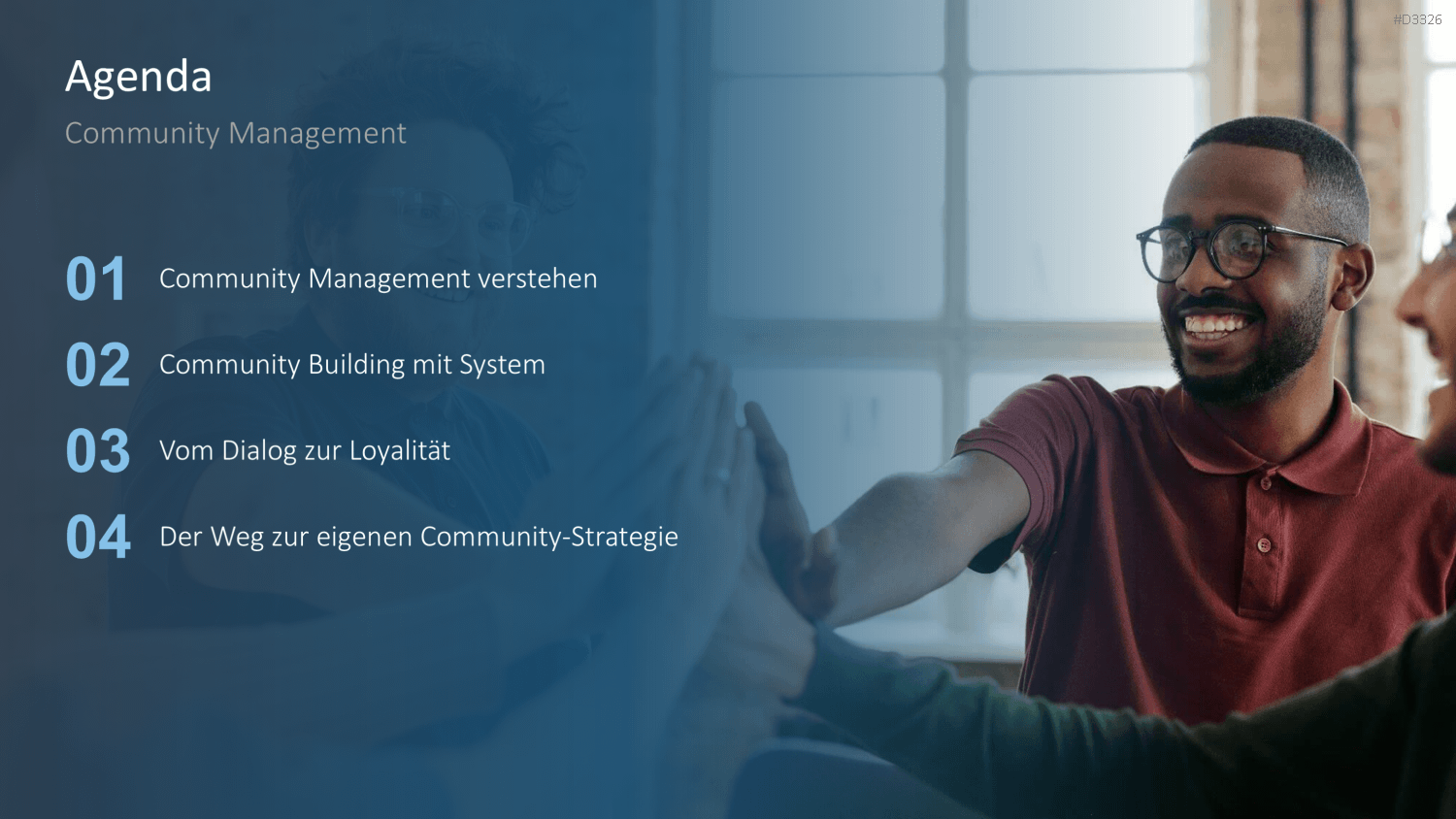 Community Management PowerPoint-Vorlage