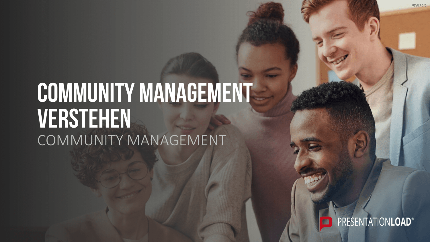 Community Management PowerPoint-Vorlage