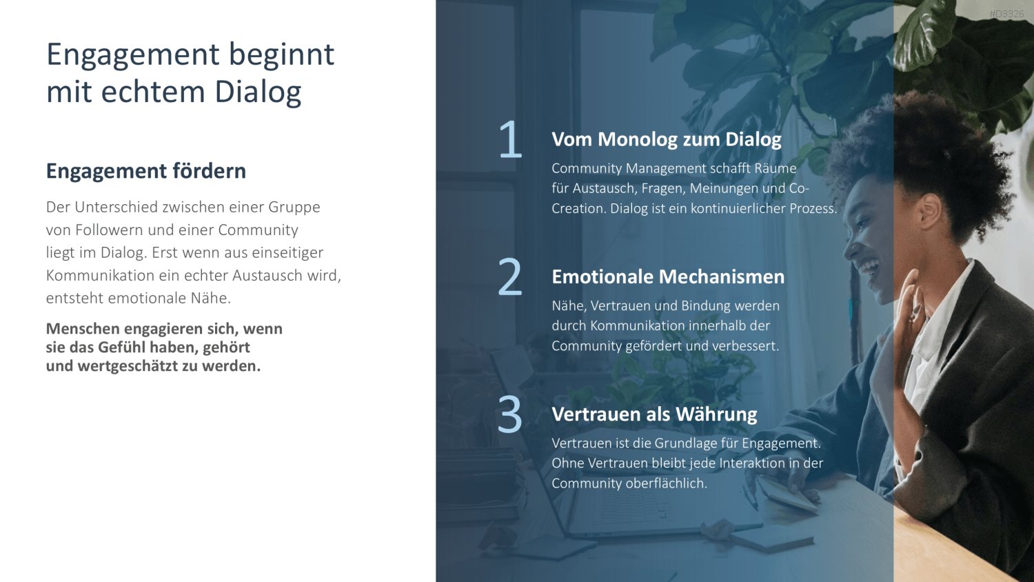 Community Management PowerPoint-Vorlage