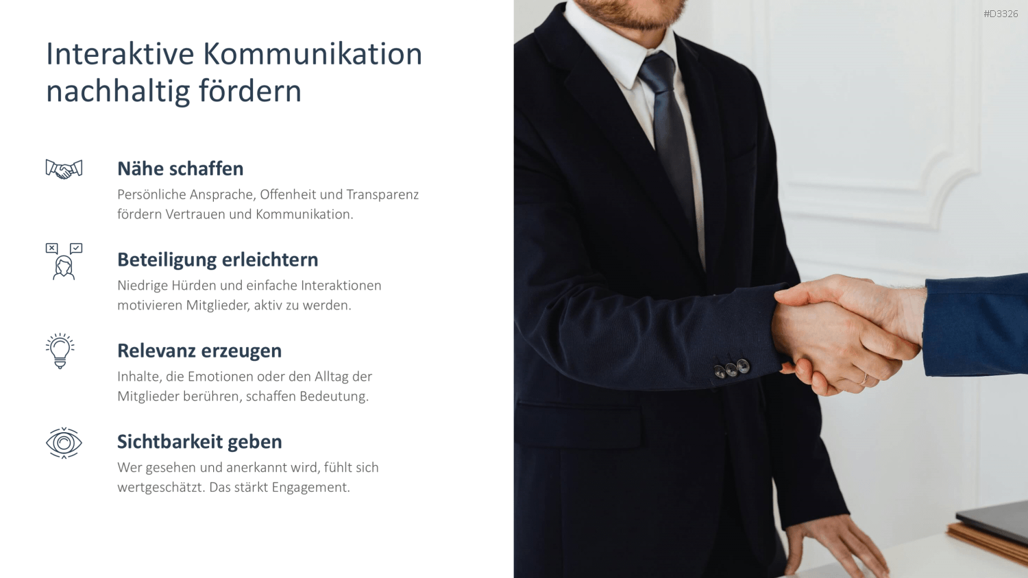 Community Management PowerPoint-Vorlage