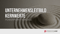 Unternehmensleitbild / Kernwerte PowerPoint-Vorlage