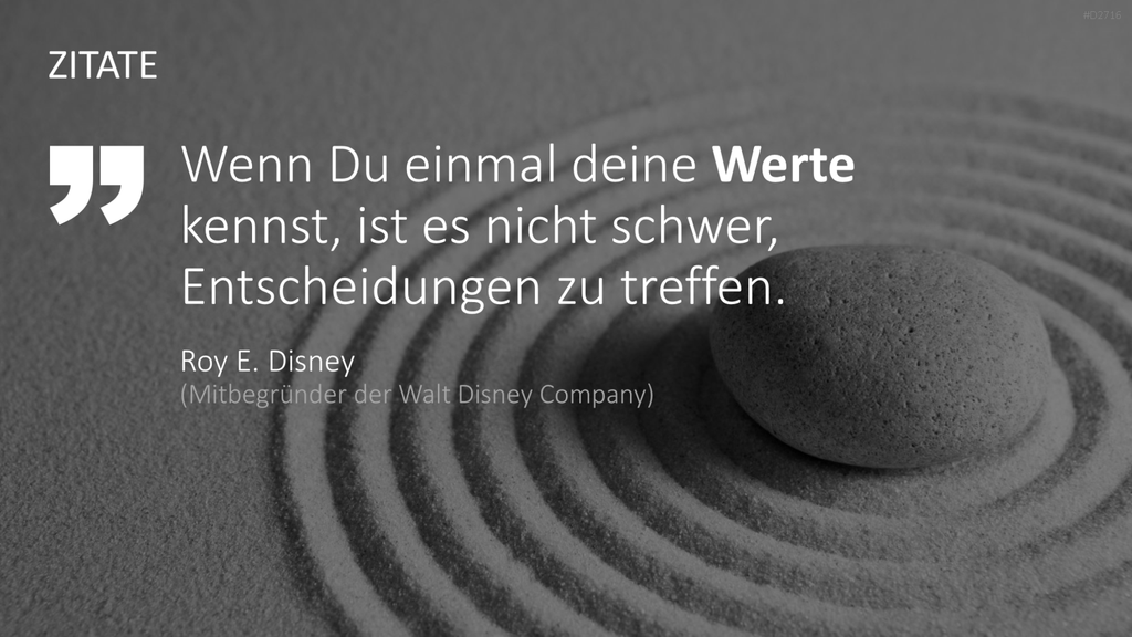 Unternehmensleitbild / Kernwerte PowerPoint-Vorlage