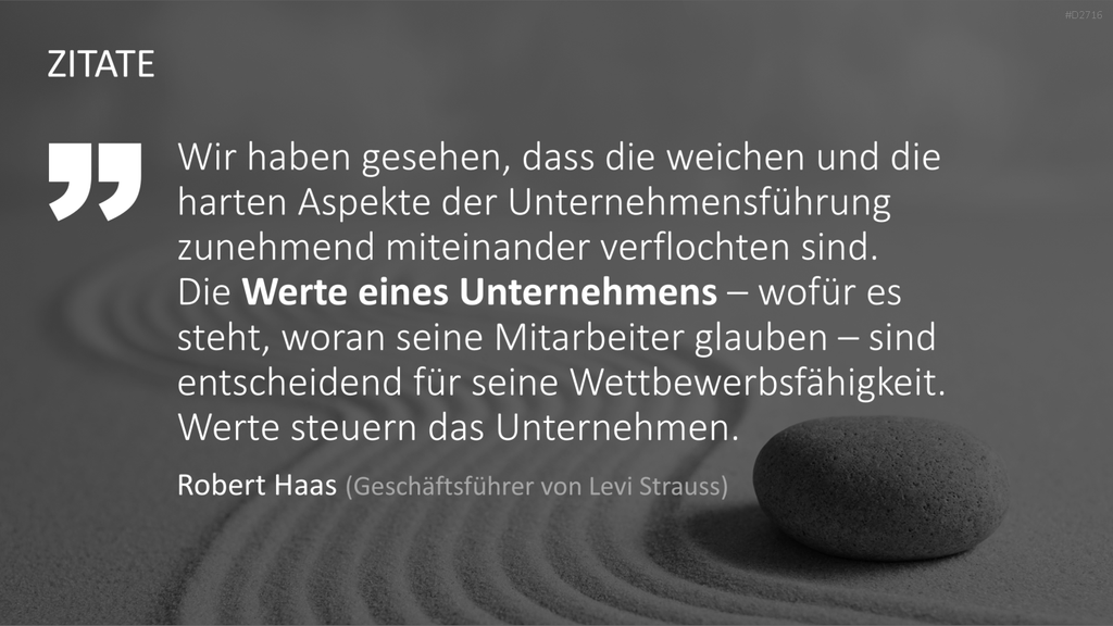 Unternehmensleitbild / Kernwerte PowerPoint-Vorlage