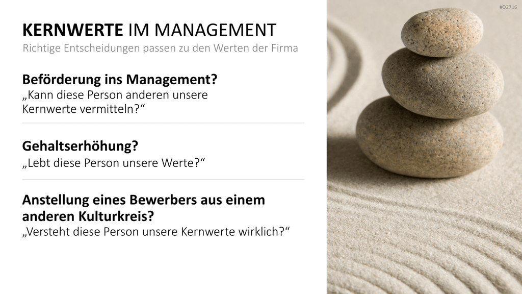 Unternehmensleitbild / Kernwerte PowerPoint-Vorlage