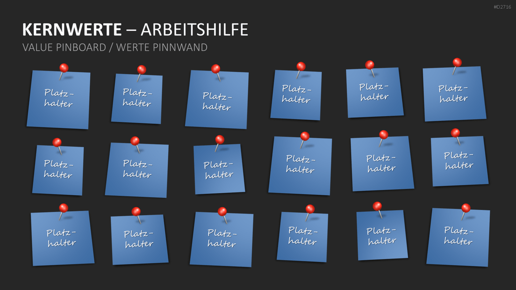 Unternehmensleitbild / Kernwerte PowerPoint-Vorlage