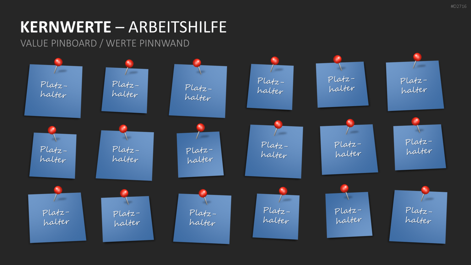 Unternehmensleitbild / Kernwerte PowerPoint-Vorlage