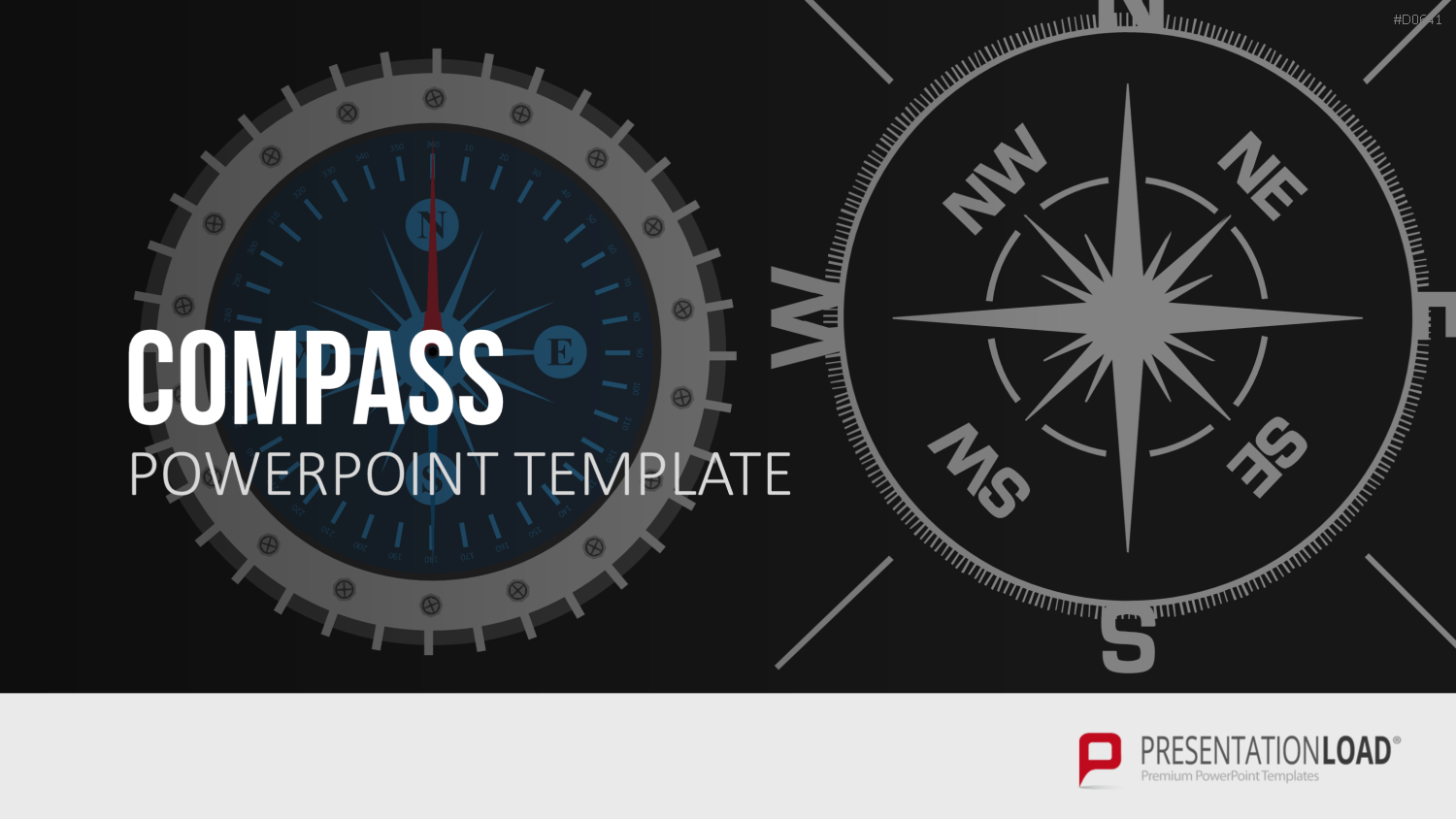 Kompass PowerPoint-Vorlage