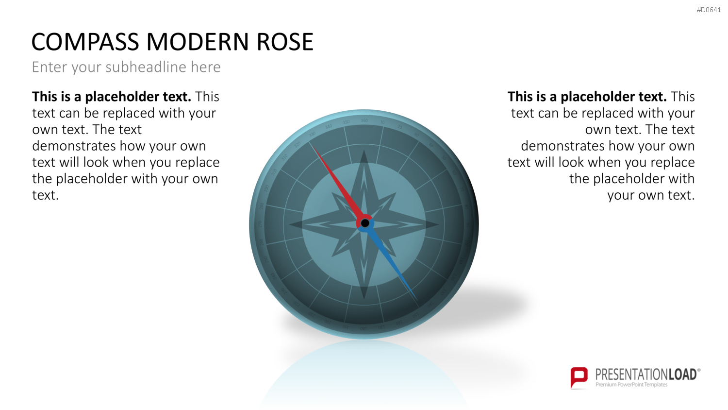 Kompass PowerPoint-Vorlage