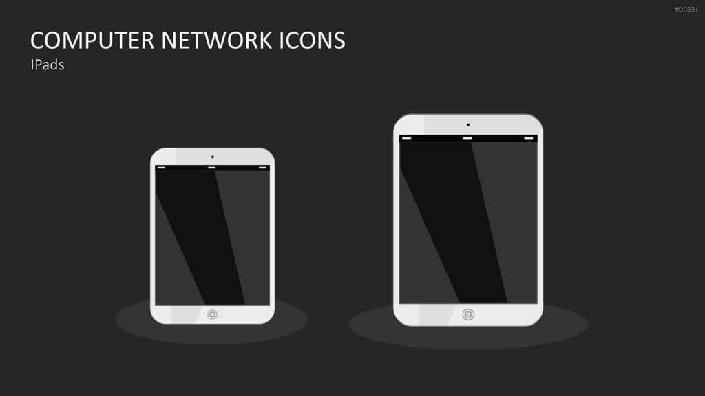 Computer Netzwerk Icons PowerPoint-Vorlage