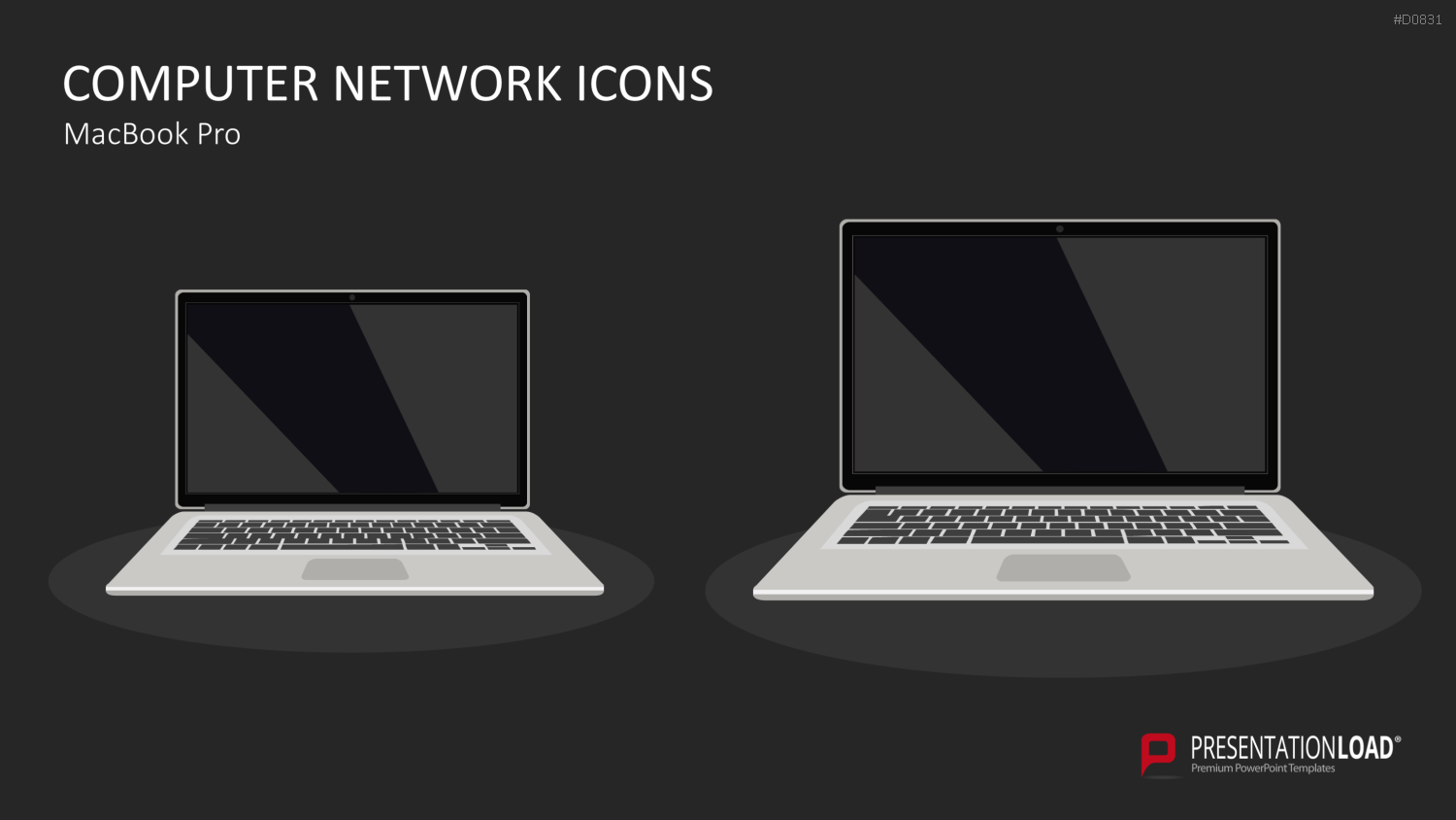 Computer Netzwerk Icons PowerPoint-Vorlage