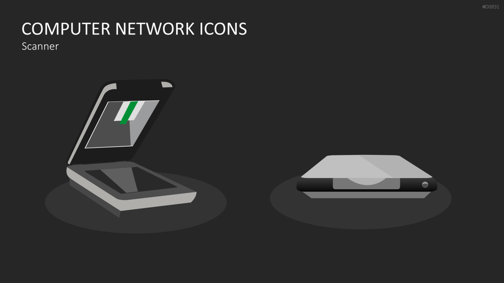 Computer Netzwerk Icons PowerPoint-Vorlage