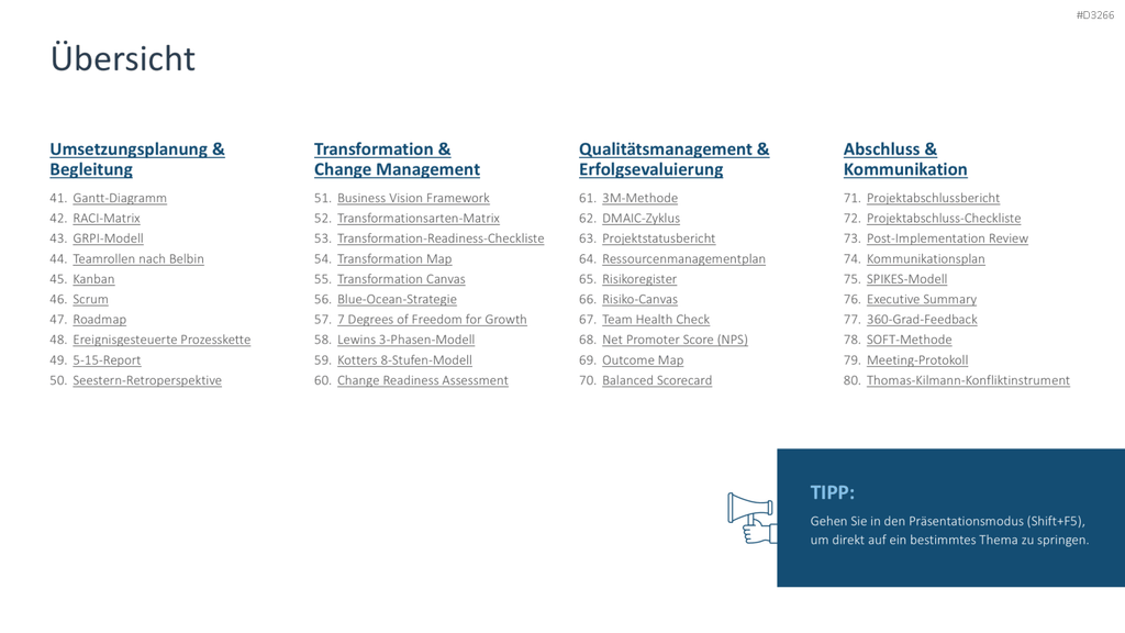 Consulting Toolbox PowerPoint-Vorlage
