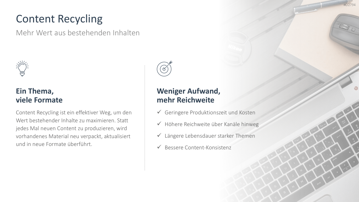 Content Marketing PowerPoint-Vorlage