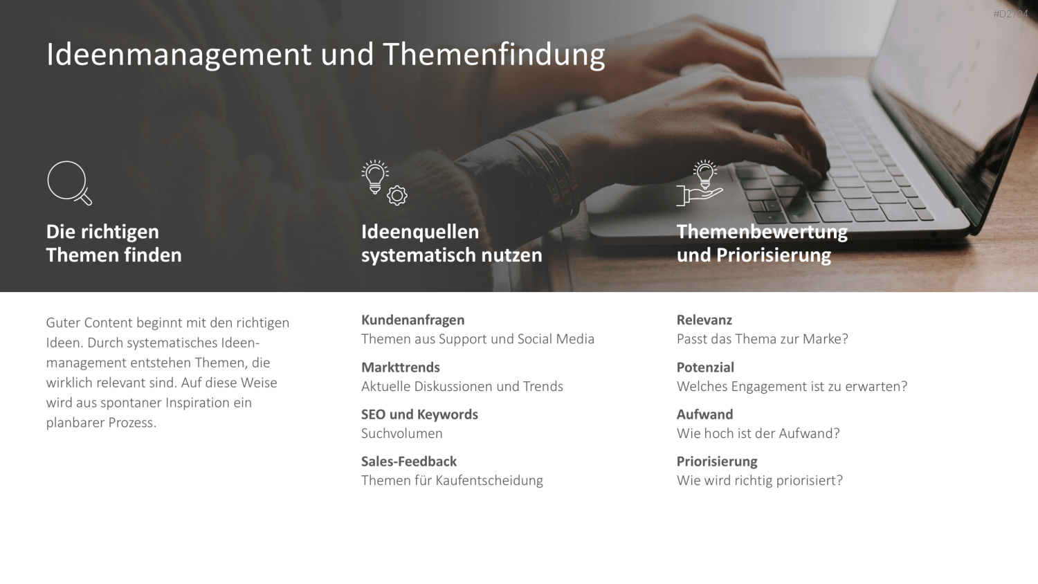 Content Marketing PowerPoint-Vorlage