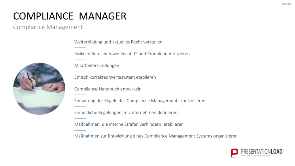 Corporate Compliance PowerPoint-Vorlage