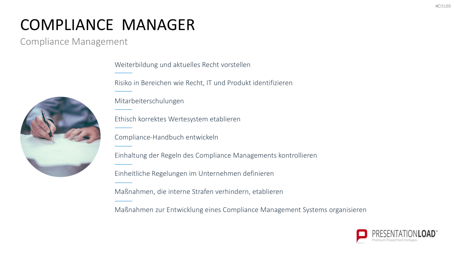 Corporate Compliance PowerPoint-Vorlage