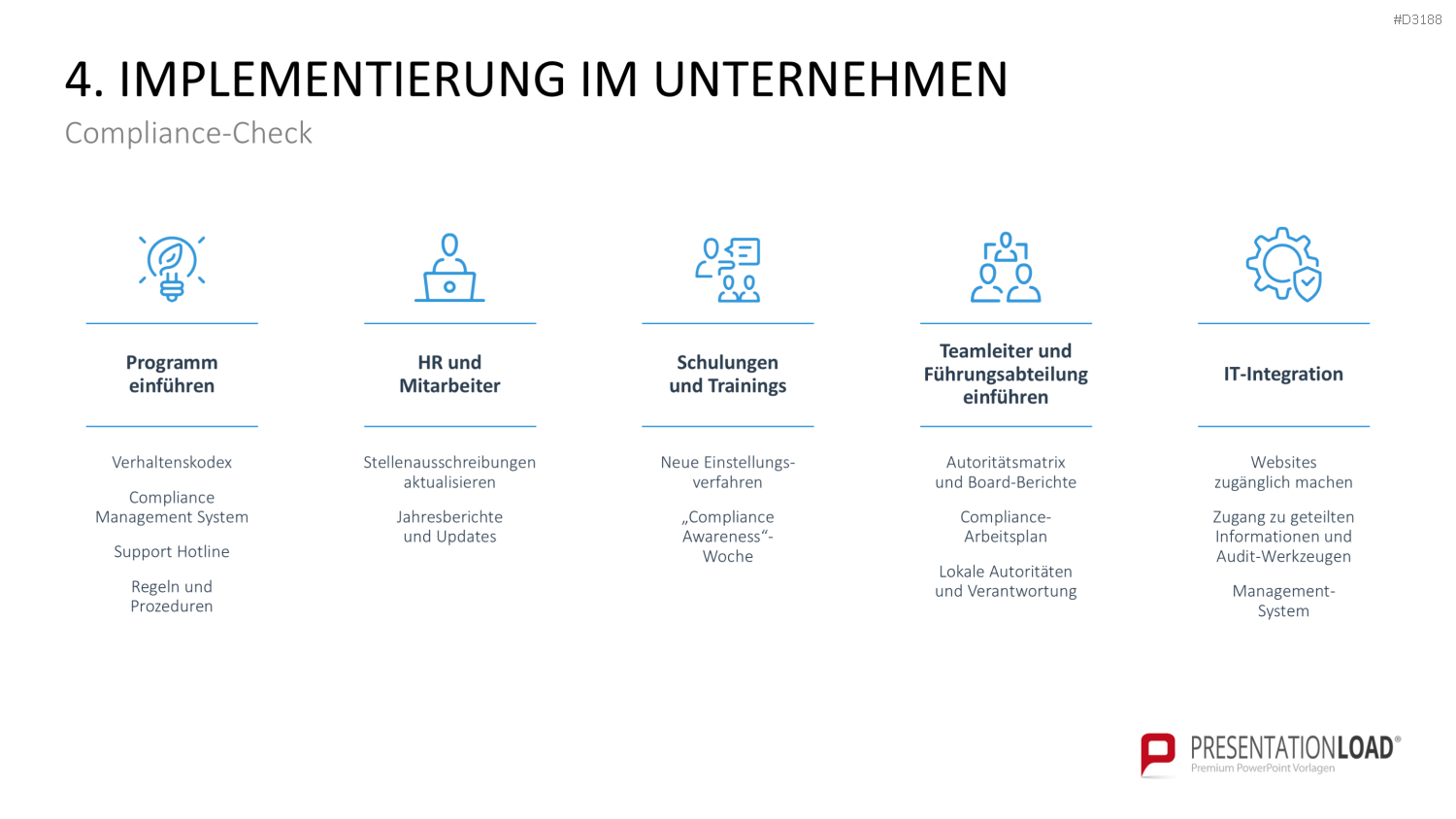 Corporate Compliance PowerPoint-Vorlage