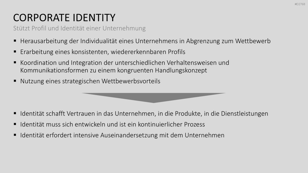Corporate Identity / Branding PowerPoint-Vorlage