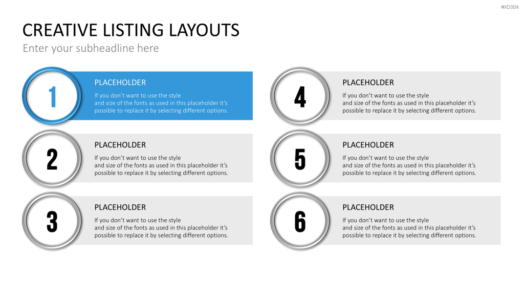 Creative Listing Bundle PowerPoint-Vorlage