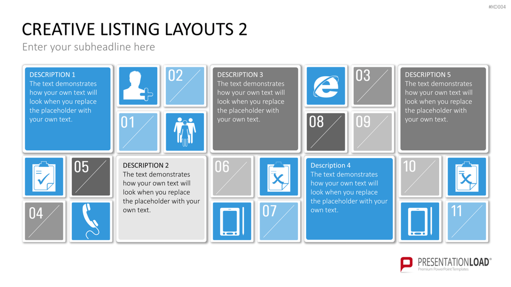 Creative Listing Bundle PowerPoint-Vorlage
